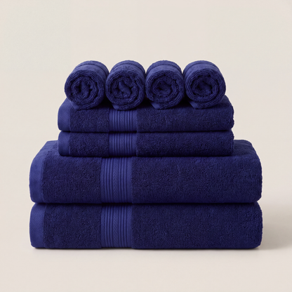 The Presidential Suite Bath Bundle — 8-Piece Set, 600GSM Cotton