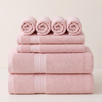 The Presidential Suite Bath Bundle — 8-Piece Set, 600GSM Cotton